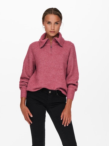 Pull-over 'KARINNA' ONLY en rouge : devant