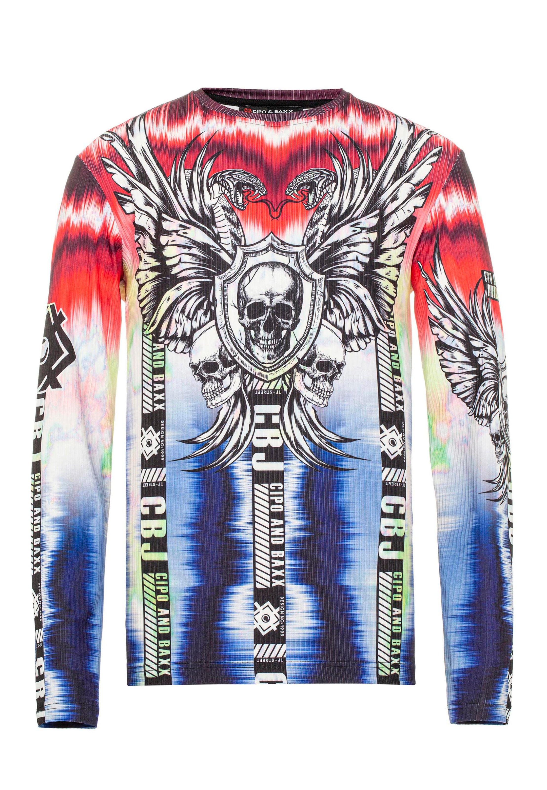 CIPO & BAXX Sweatshirt in Mixed colors: front