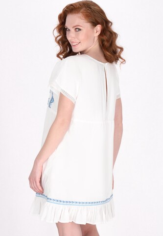 Robe d’été DreiMaster Vintage en blanc