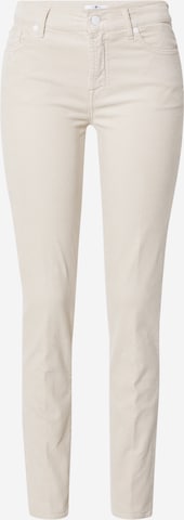 7 for all mankind - Slimfit Calças 'ROXANNE' em branco: frente