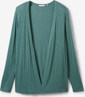 Tom Tailor Women + Knit cardigan in Green: front