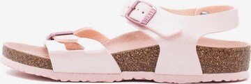 Sandales BIRKENSTOCK en rose : devant