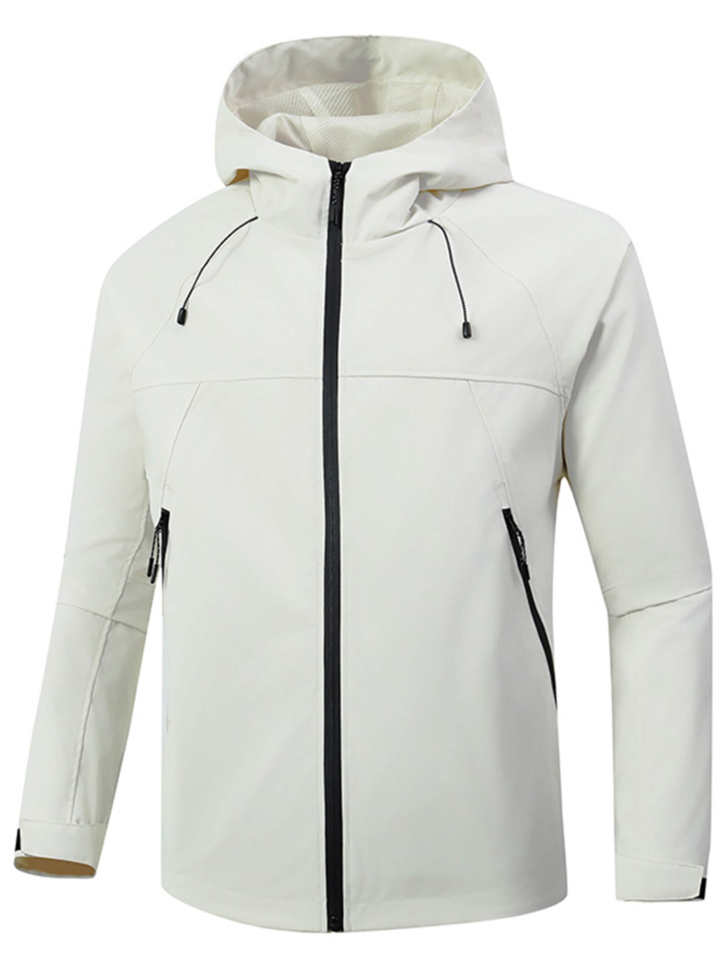 YOUTHUP Outdoor jacket 'Stadtflucht' in White: front