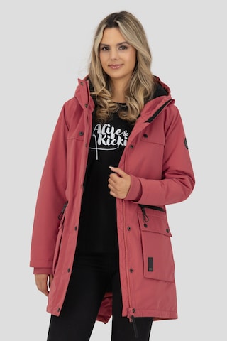 alife & kickin Vinterjakke 'CharlotteAK A' i pink: forside