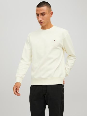 Sweat-shirt 'DEAN' R.D.D. ROYAL DENIM DIVISION en blanc : devant