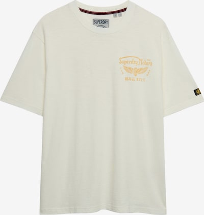 Superdry & Co Paita 'HERITAGE BIKER' koossa S värissä oranssi / luonnonvalkoinen, Tuotenäkymä