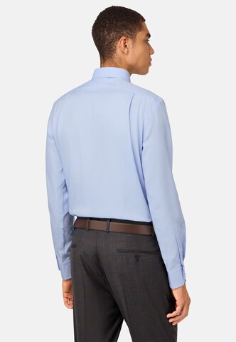 Boggi Milano Regular Fit Hemd in Blau