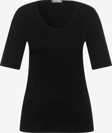 STREET ONE - Camiseta en negro: frente