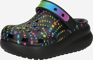 Crocs حذاء مفتوح بلون أسود: الأمام