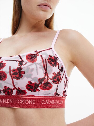 Calvin Klein Underwear Bustier Melltartó - piros