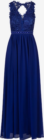 APART - Vestido de noche en azul: frente