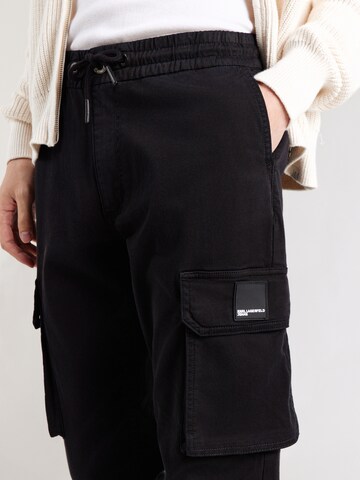 KARL LAGERFELD JEANS Обычный Брюки-карго в Черный