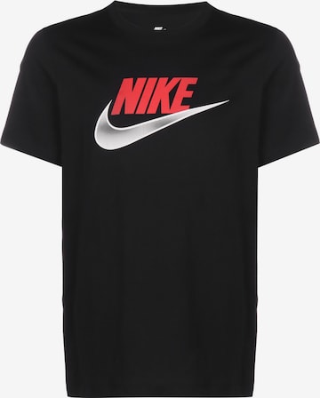 Nike Sportswear T-Shirt 'Futura' in Schwarz: predná strana