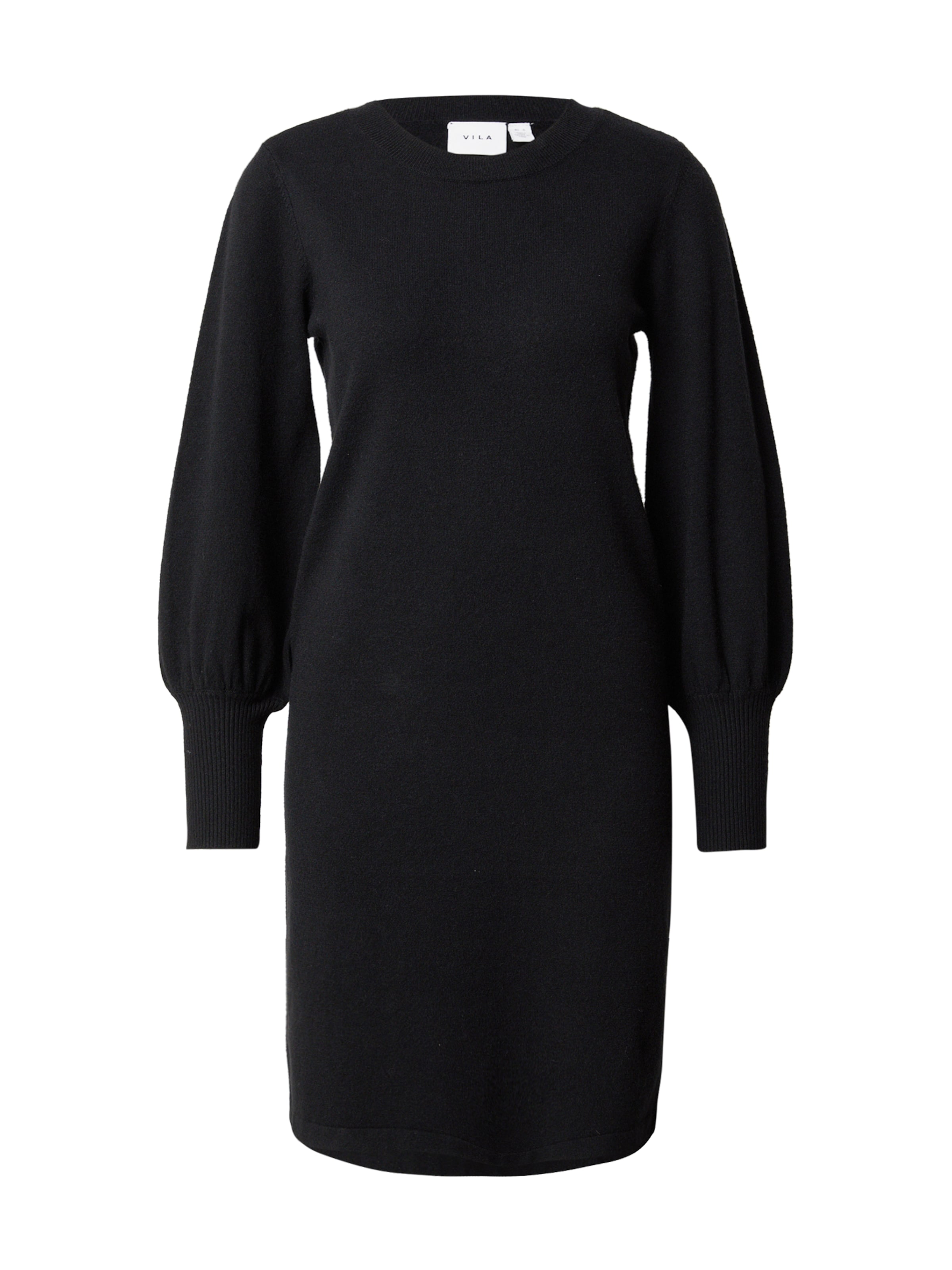 Abito in maglia 'KERRY' di VILA in nero: frontale