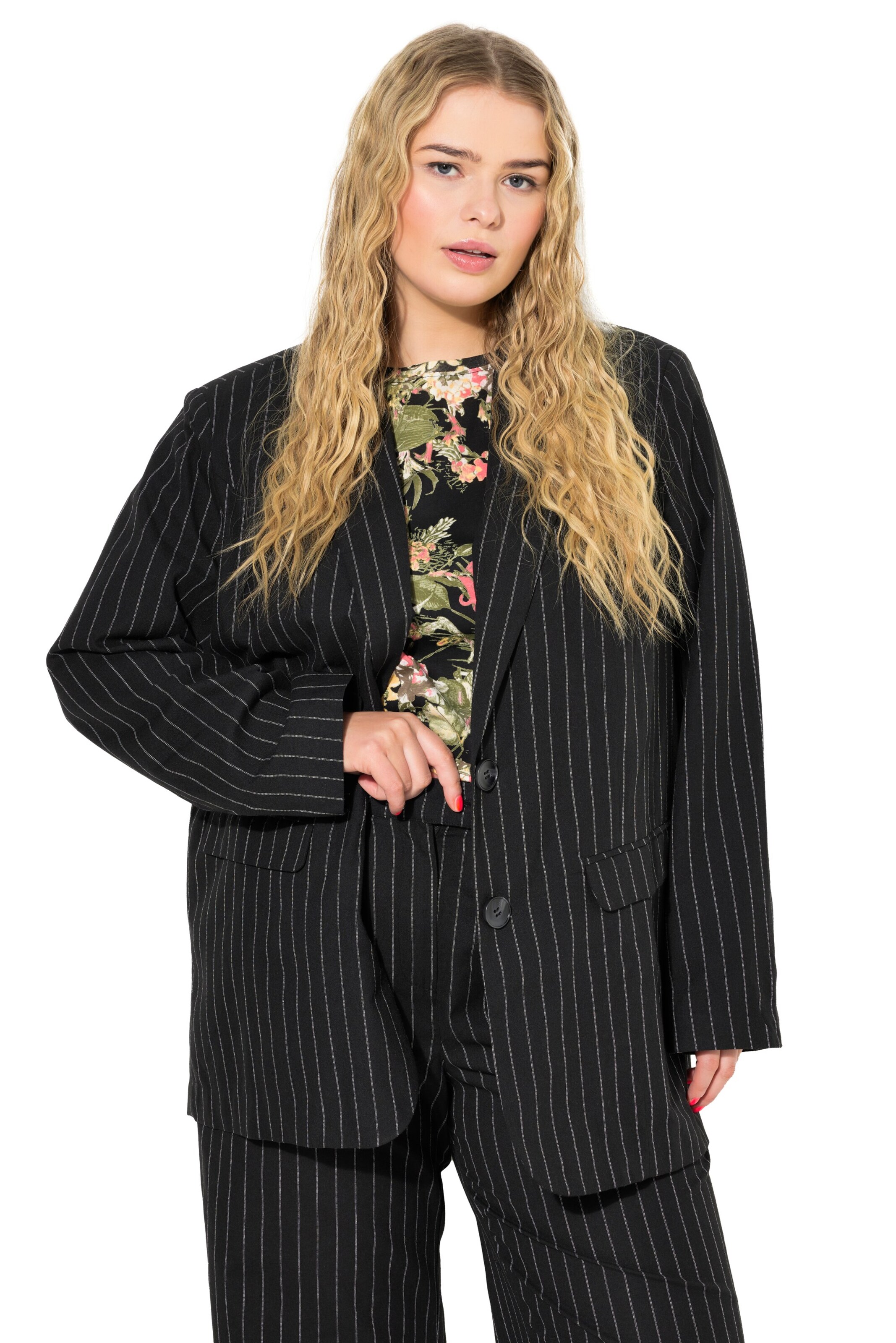 Studio Untold Blazers in Zwart: voorkant