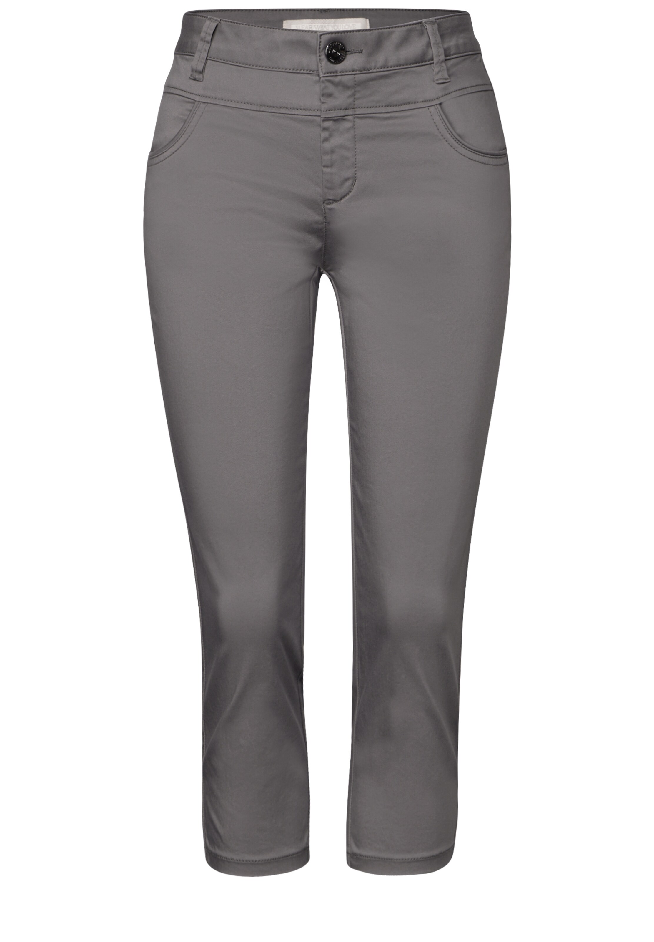 STREET ONE Hose in Grau: Vorderseite