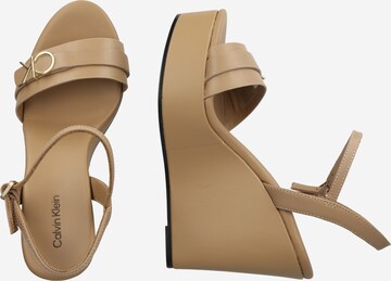 Sandales Calvin Klein en beige