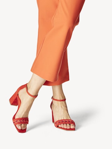 Sandales TAMARIS en orange : devant