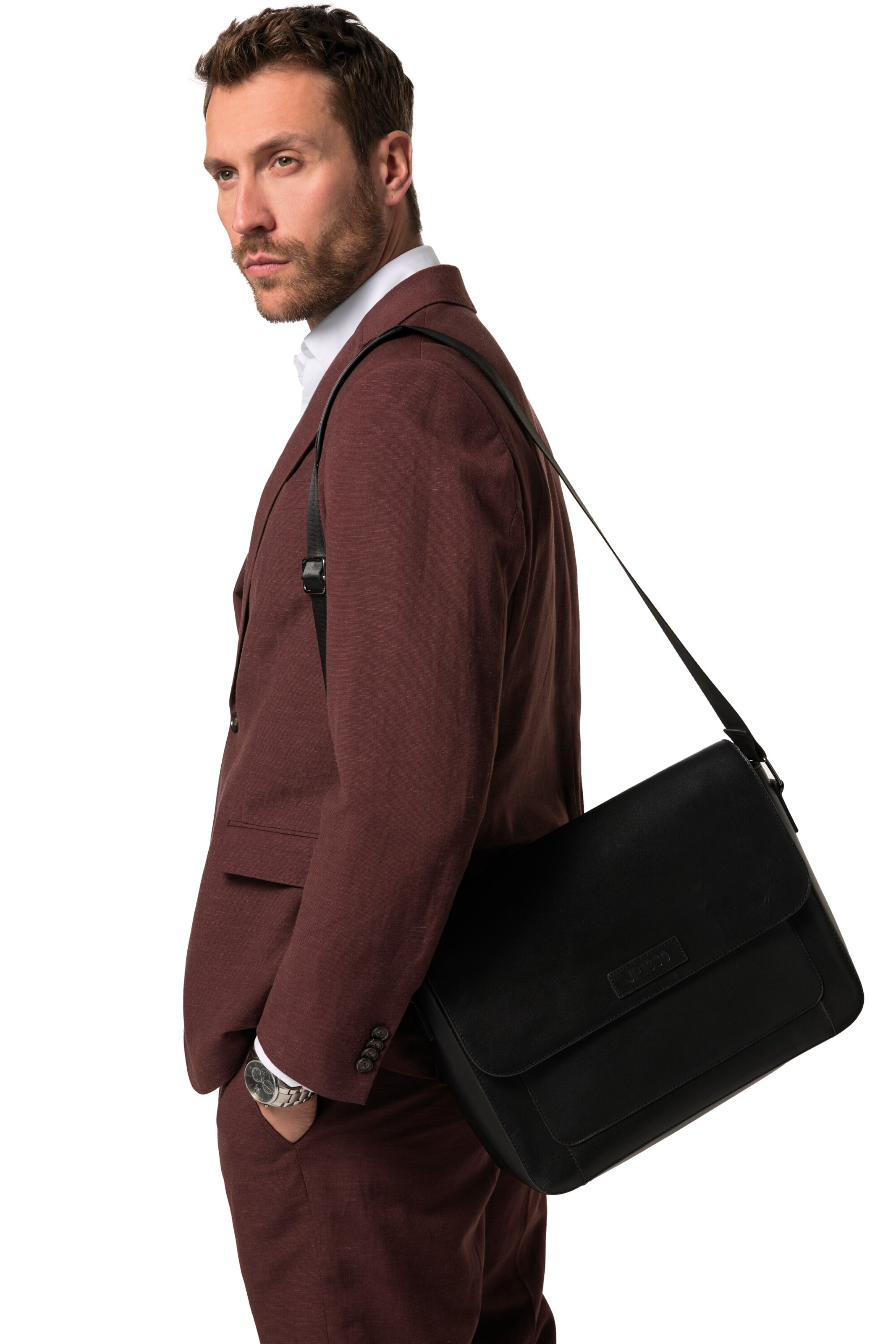 JP1880 Crossbody bag in Black: front