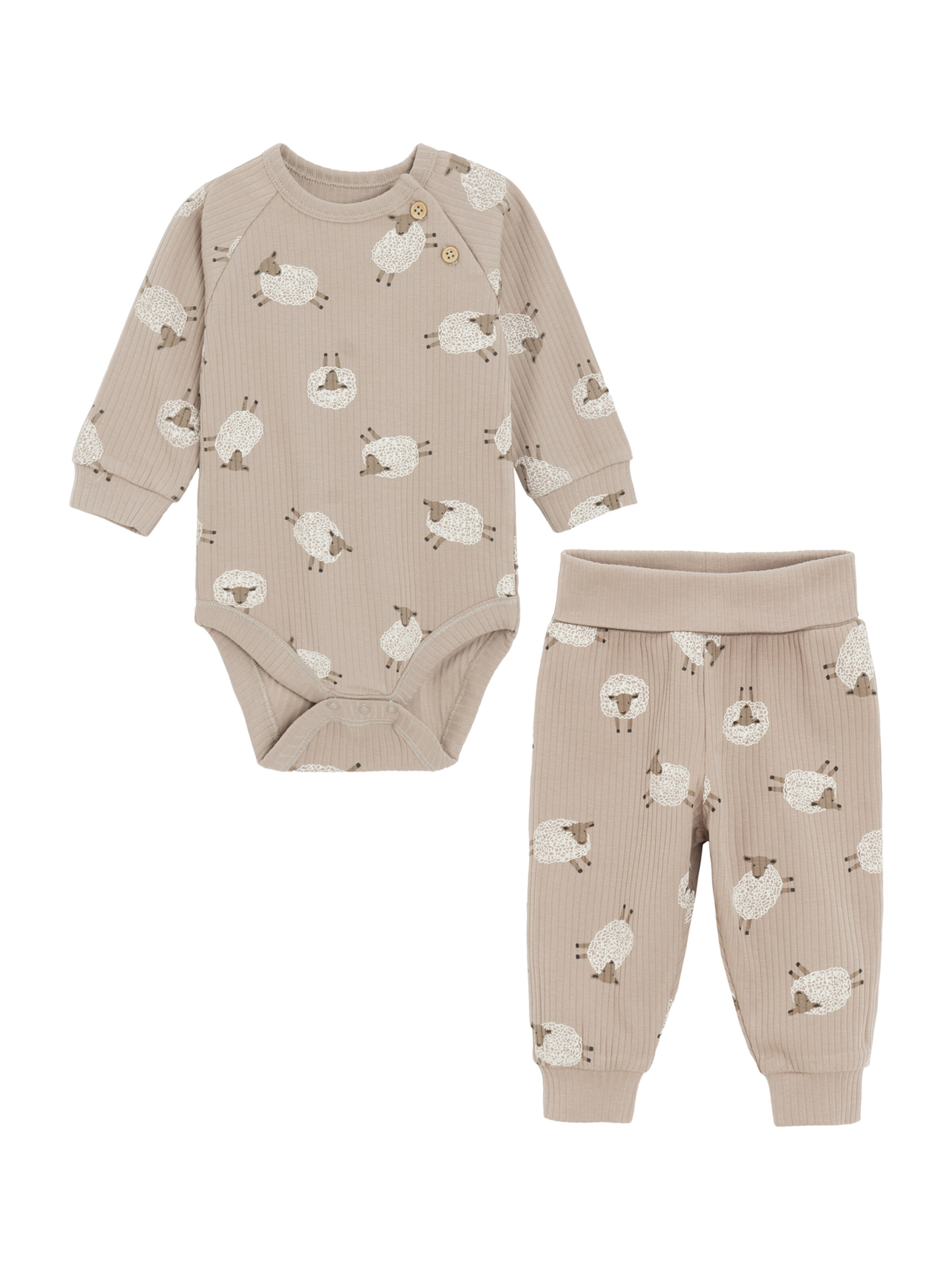 Cool Club Set in Brown: front