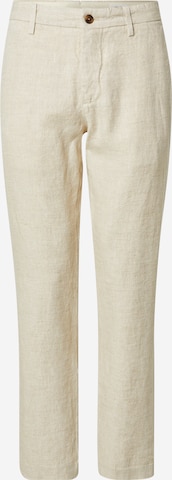 Pantalon chino 'Theo' NN07 en beige : devant