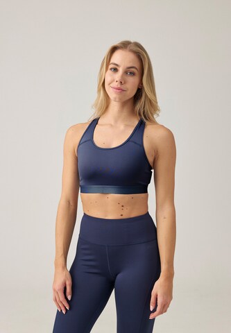 SNOCKS Bustier Sport bh in Blauw: voorkant