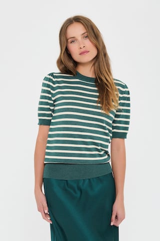 SAINT TROPEZ Pullover in Grün: Vorderseite