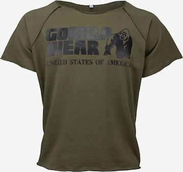 Maglia funzionale 'Classic' di Gorilla Wear in verde: frontale