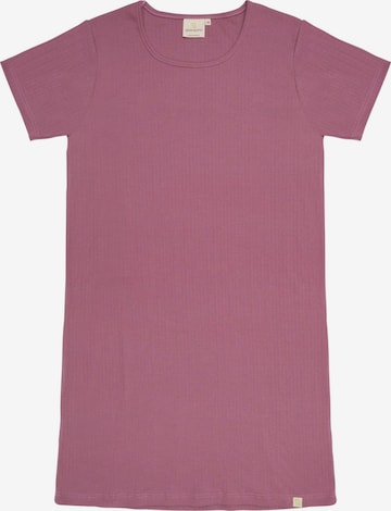 greenjama Nachthemd 'Derby-Rib' in Lila: Vorderseite