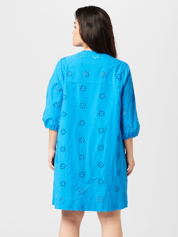 ONLY Carmakoma Kleid 'Selina' in Blau