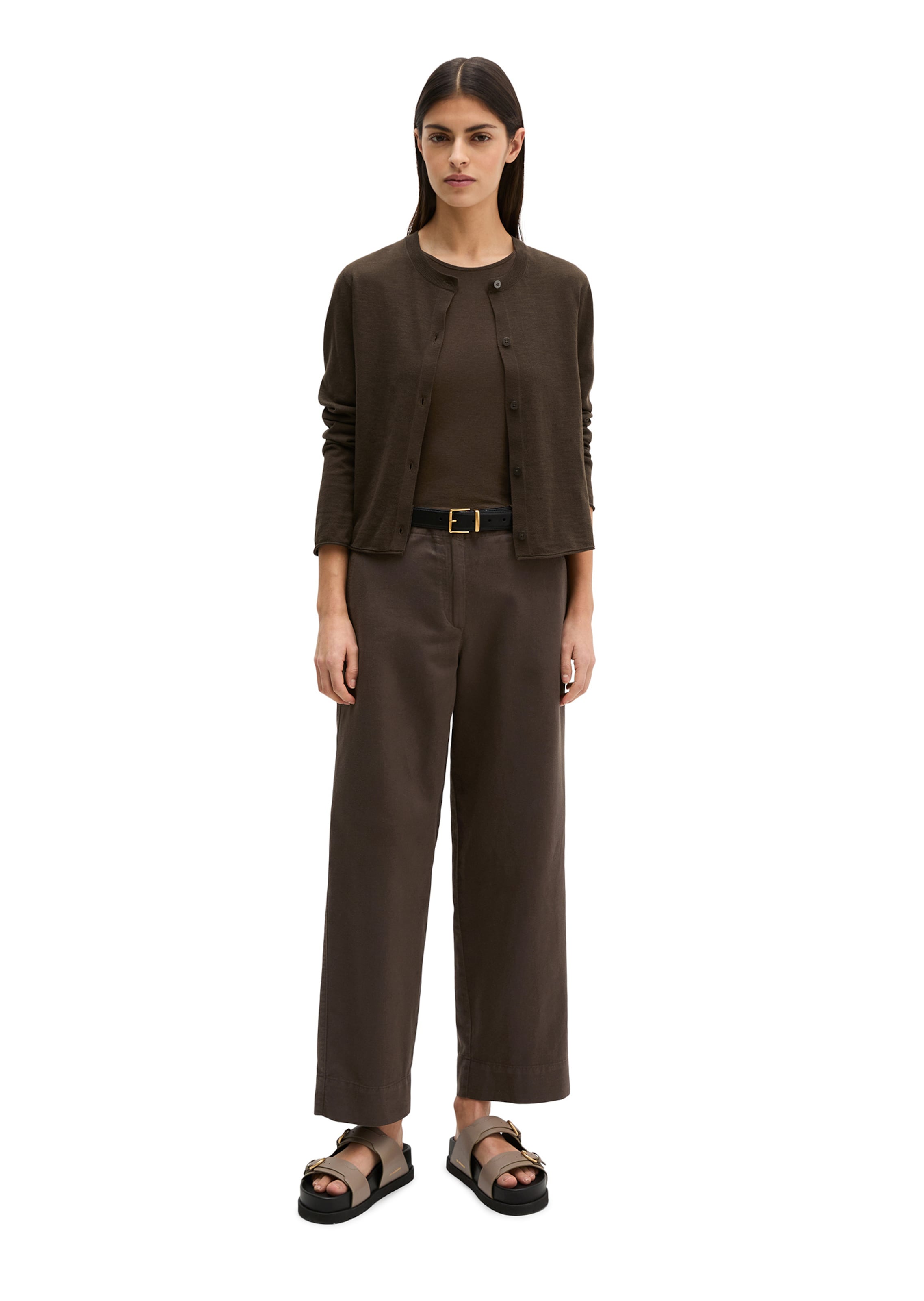 Marc O'Polo Knit cardigan in Brown