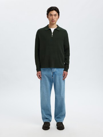 Pullover 'SLHTELLER' di SELECTED in verde