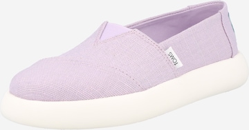 TOMS Classic Flats in Purple: front