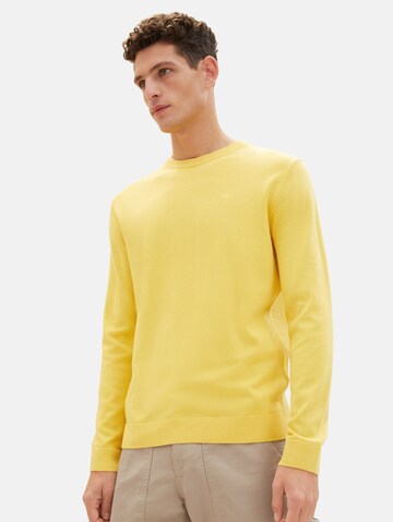 TOM TAILOR Pullover in Gelb