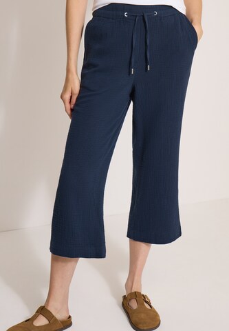 CECIL Wide Leg Hose 'Neele' in Blau: Vorderseite