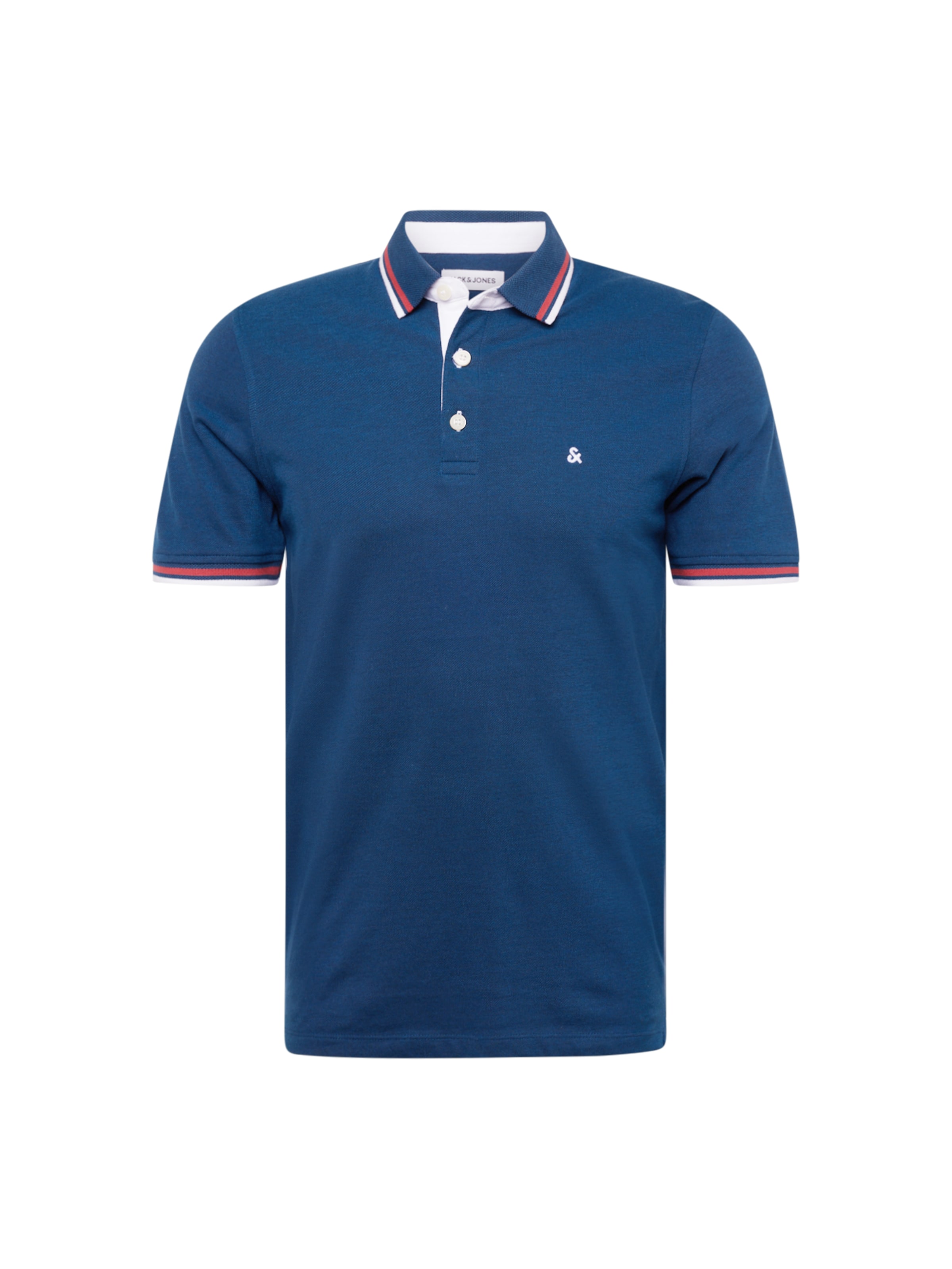 T-Shirt 'Paulos' JACK & JONES en bleu : devant