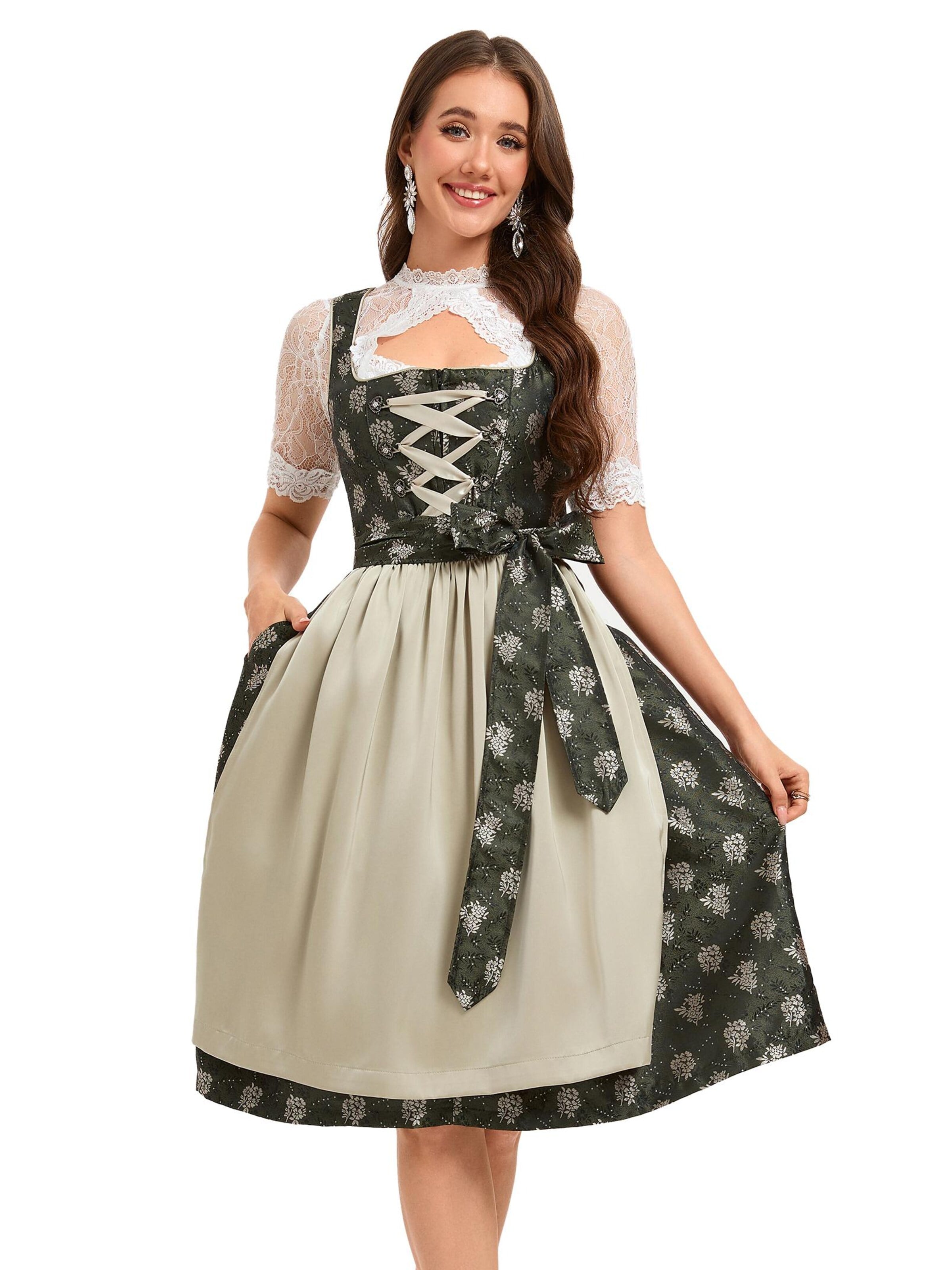 Yesfashion Dirndl‌‌ in Grün