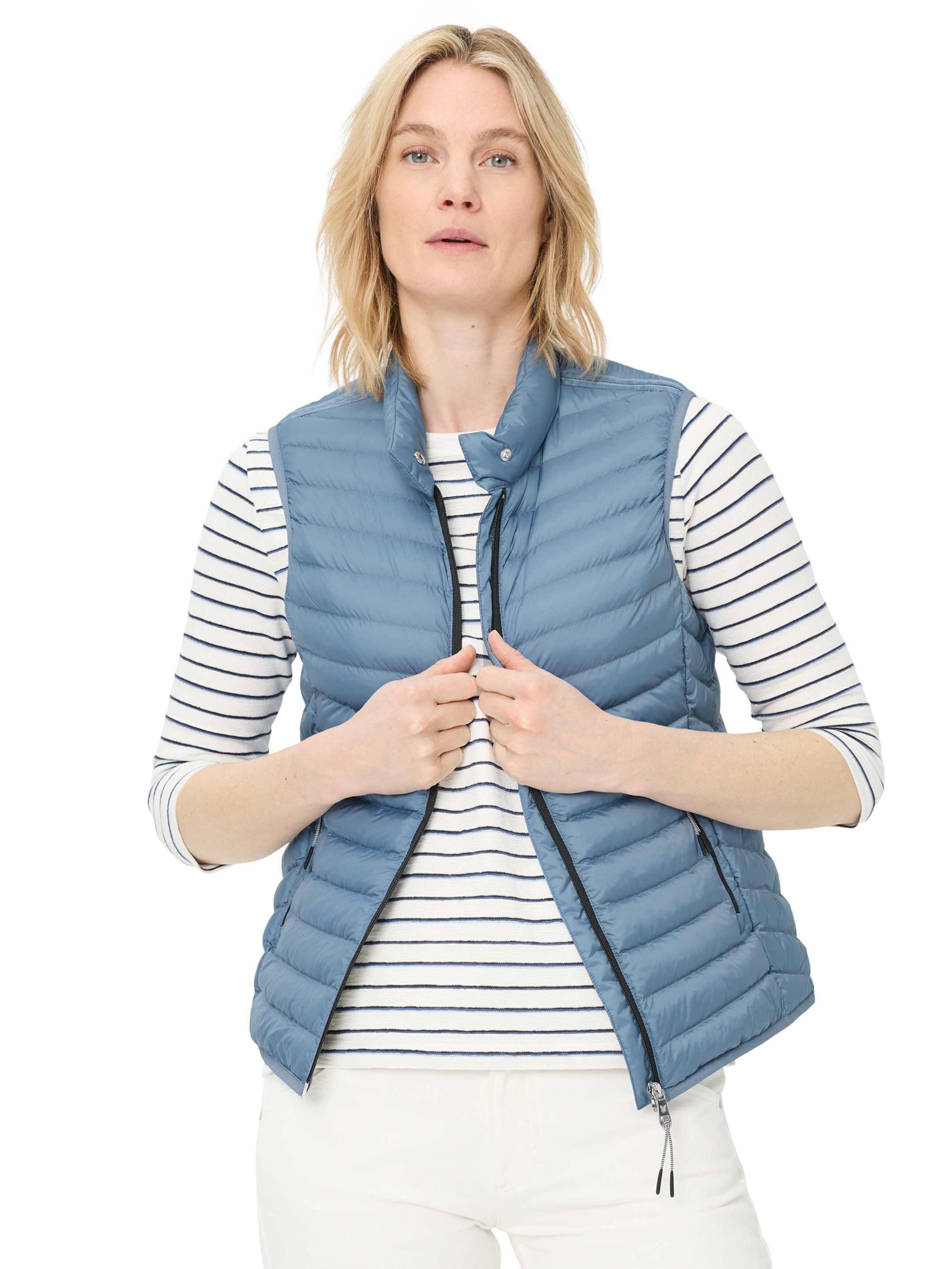 Fuchs Schmitt Vest 'Steppweste Frederikshaven' in Blue: front