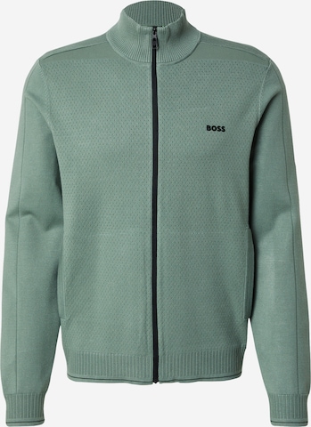 Cardigans de sport 'League' BOSS en vert : devant