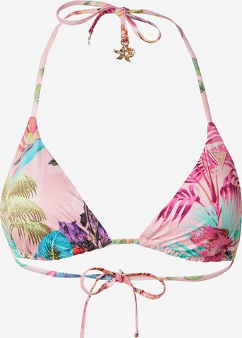 GUESS Trójkąt Góra bikini w kolorze mieszane kolory: przód