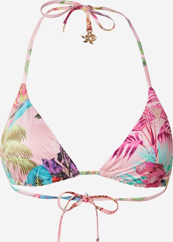 GUESS Triangle Bikini Top in Mixed colors: front