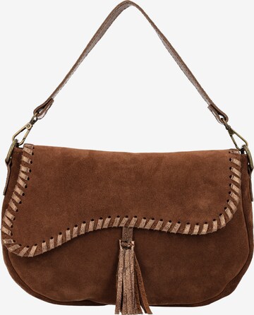 IZIA Skuldertaske i brun: forside