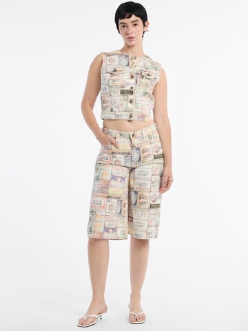 GUESS Wide leg Pants in Mixed colors