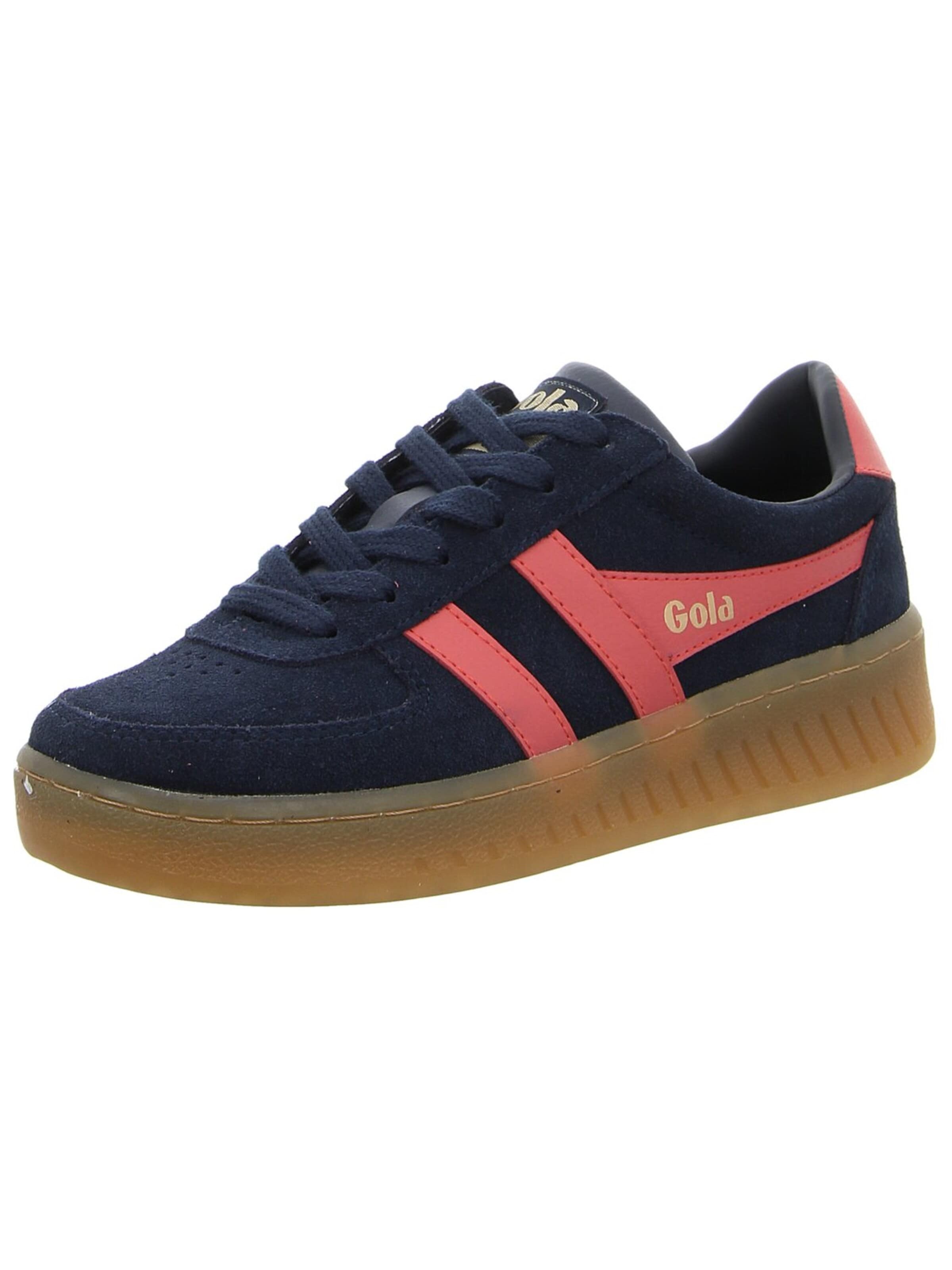 Gola Athletic Lace-Up Shoes 'Damen Sneaker CLA589-EU Rauleder in blau' in Blue: front