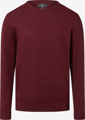 Pull-over Nils Sundström en rouge : devant