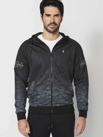 KOROSHI Sweat jacket in Black: front