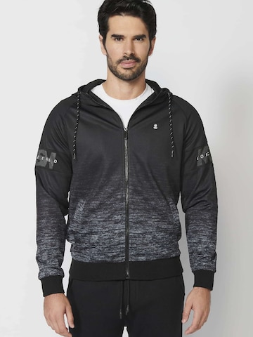 KOROSHI Sweat jacket in Black: front