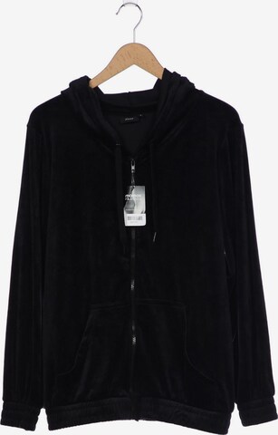 Zizzi Sweatshirt & Zip-Up Hoodie in S in Black: front