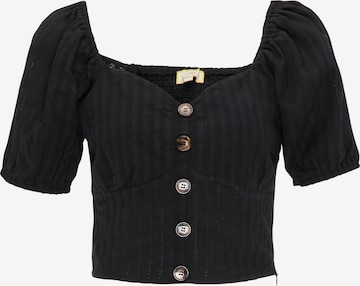 MYMO - Blusa en negro: frente