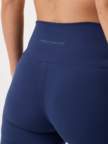 SWEDEMOUNT Skinny Sporthose 'Core'‌‌‌‌‌ in Blau